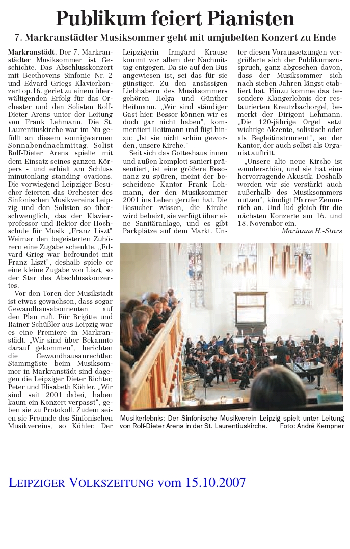 Pressekritik 2007