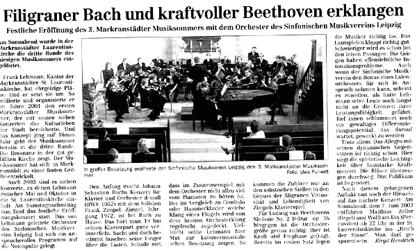 Pressekritik 2003